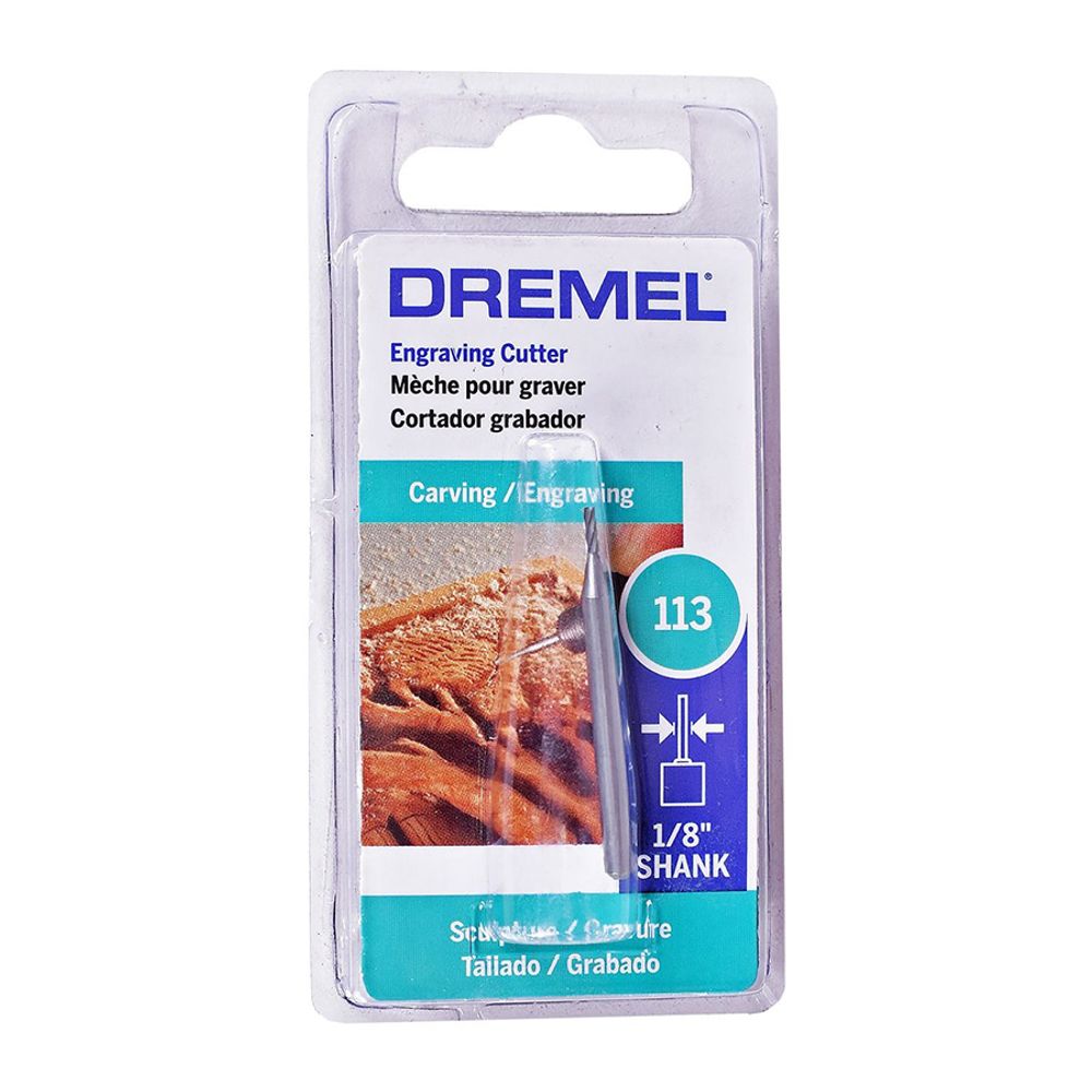 Dremel Engraving Cutter, 1/16 in., 1/8 in. Shank 113