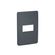 Placa-Schneider-Orion-4x2-1-Posto-Stellar-Black-S730101294