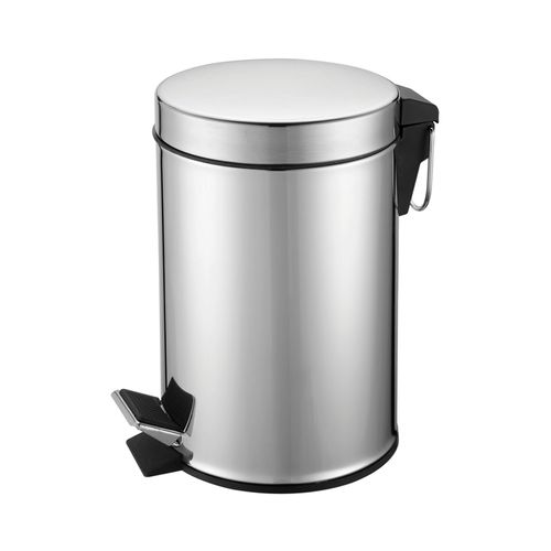 Lixeira-Decor-Inox-Brilhante-3-Lt-Pedal-e-Balde-HD-45749 Lixeira-Decor-Inox-Brilhante-3-Lt-Pedal-e-Balde-HD-45749