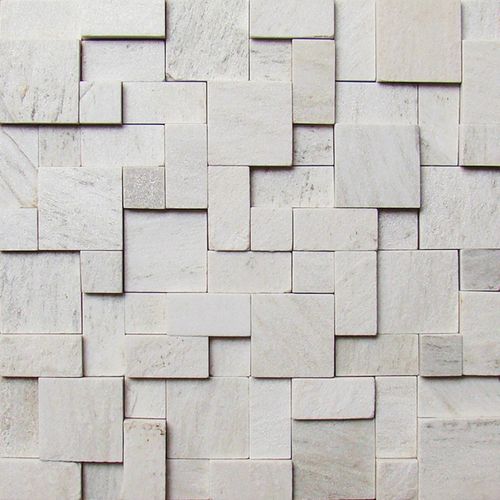 Mosaico-Pedra-Tessela-30X30-Branco-Sao-Tome-Pn50.603 Mosaico-Pedra-Tessela-30X30-Branco-Sao-Tome-Pn50.603