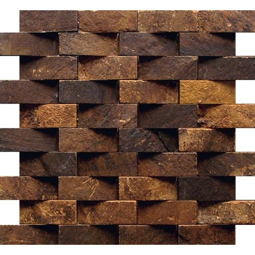 Mosaico-Pedra-Tessela-30X30-Ferro-Pn72.711 Mosaico-Pedra-Tessela-30X30-Ferro-Pn72.711