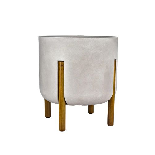 Vaso Japi Cilind. Decore Cimento Queimado 33X33X36cm JVCDCQ3 Vaso Japi Cilind. Decore Cimento Queimado 33X33X36cm JVCDCQ3