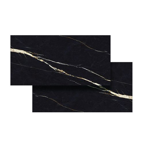 Piso Supreme 56X113 Armani Black Preto Polido 313.005 Piso Supreme 56X113 Armani Black Preto Polido 313.005