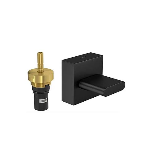 Acabamento Deca 4916.BL33.Pq.Mt para Registro Pressão 1/2 3/4 Polo Black Mate Acabamento Deca 4916.BL33.Pq.Mt para Registro Pressão 1/2 3/4 Polo Black Mate