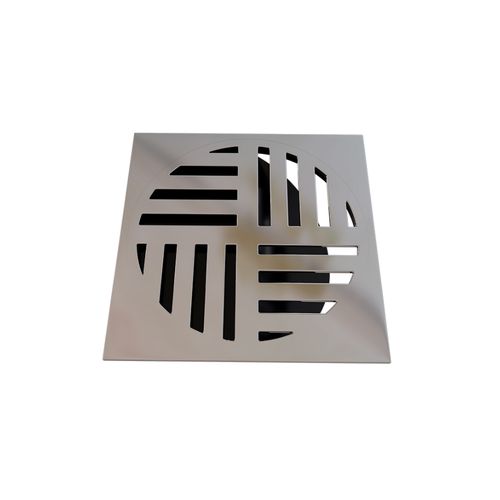 Grelha Estrela Max Automatica Quadrada 10Cm Cromada 2295 Grelha Estrela Max Automatica Quadrada 10Cm Cromada 2295