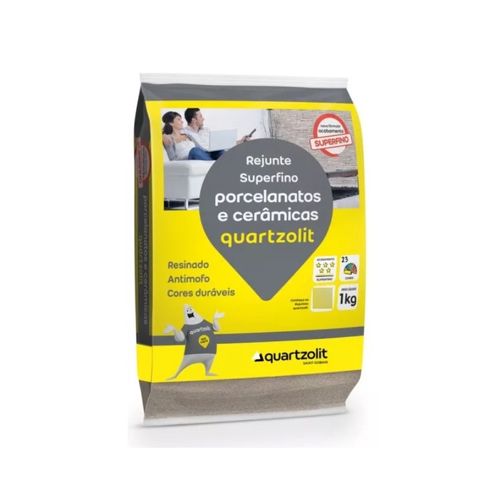 Rejunte Quartzoit Porcelanato 1Kg Cinza Ártico 0110.00018.0015Fd Rejunte Quartzoit Porcelanato 1Kg Cinza Ártico 0110.00018.0015Fd