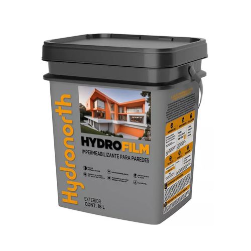 Hydrofilm Impermeabilizante Paredes Hydronorth Incolor 18L 00098058 Hydrofilm Impermeabilizante Paredes Hydronorth Incolor 18L 00098058