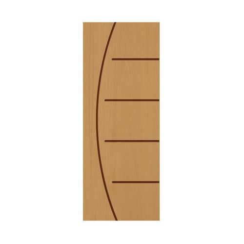 Porta Randa 60x210Cm Acqua 03 Curupixa/Mogno - Madeira Porta Randa 60x210Cm Acqua 03 Curupixa/Mogno - Madeira