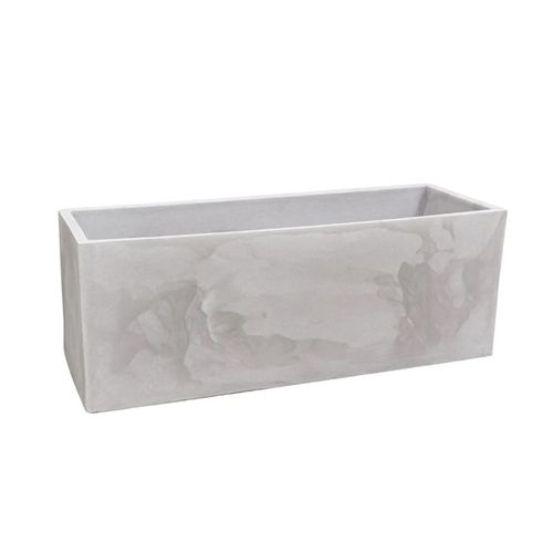 Cachepot Flor. Flat Cimento Queim 77X29X29cm JFQCQ77 Cachepot Flor. Flat Cimento Queim 77X29X29cm JFQCQ77